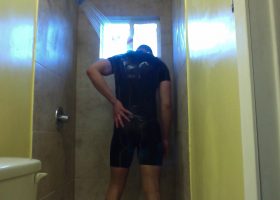 Amateur Josh Jerks Off In The Shower
